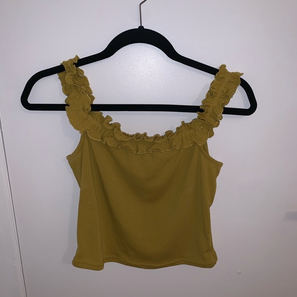[L]👚NWOT - F21 off the shoulder tank top - Picture 1 of 4